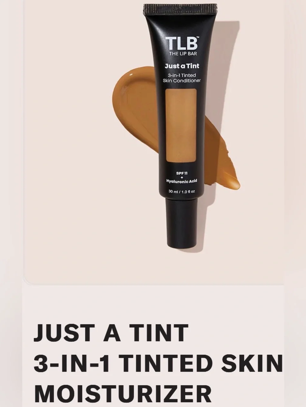 TLB JUST A TINT 3-IN-1 TINTED SKIN MOISTURIZER